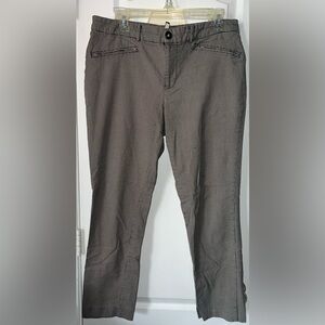 Lauren Ralph Lauren Black & White Houndstooth Trousers Women’s Size 12